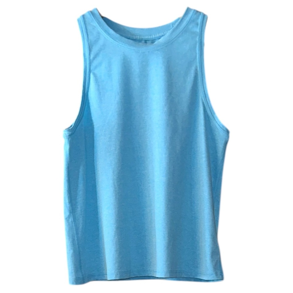 Athleta Cropped Muscle tank Top in Turquoise